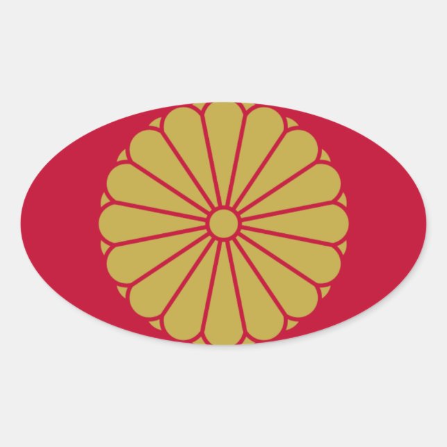 Sticker Ovale Drapeau Sessyo (Devant)