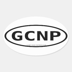 Sticker ovale du Parc national du Grand Canyon
