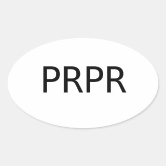STICKER OVALE ÉCRAN PREPPER