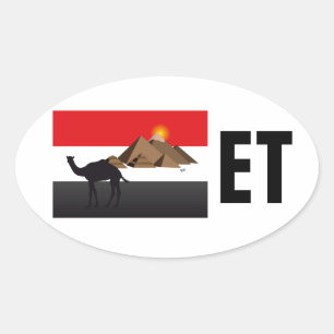 Sticker Ovale Egypte