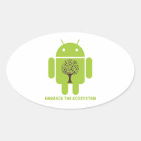 Embrassez L'Écosystème (Android Bug Droid Oak Tree