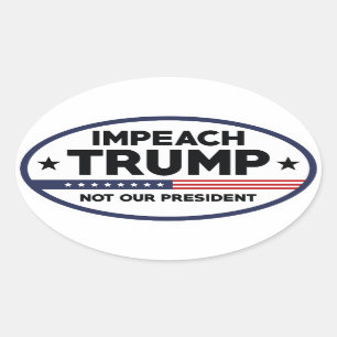Sticker Ovale Empêcher Trump