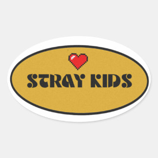 Sticker Ovale Enfants errants [autocollants]