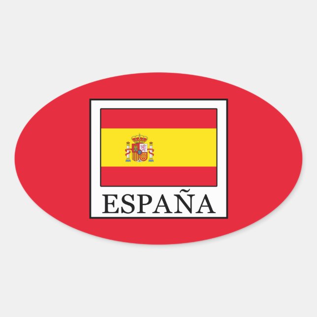 Sticker Ovale España (Devant)