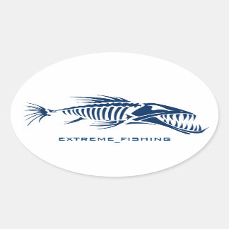 STICKER OVALE EXTRÊME_PÊCHE