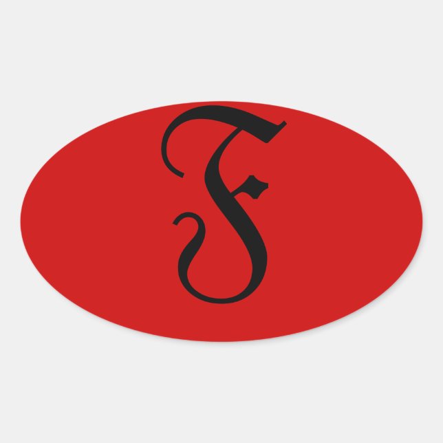 STICKER OVALE F (Devant)