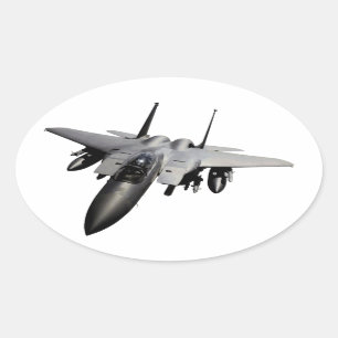 Sticker Ovale F-15 Aigle