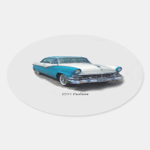 Sticker Ovale Fairlane 1955