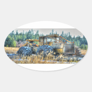Sticker Ovale Farm Machinery
