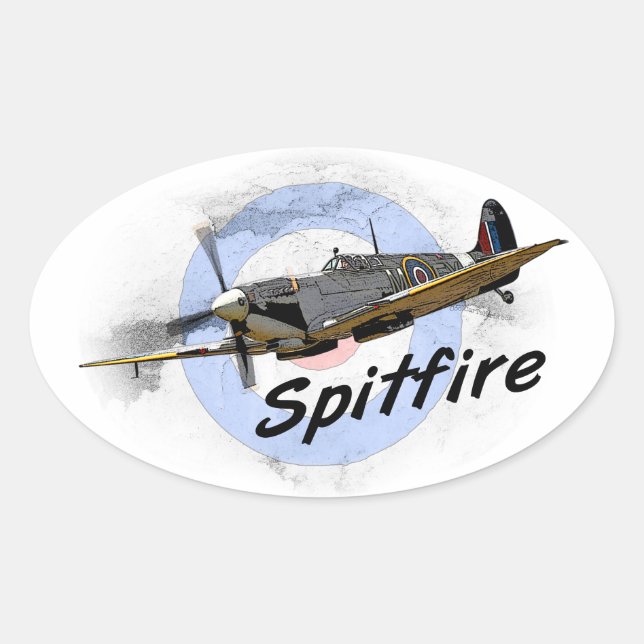 Sticker Ovale Feu (Devant)
