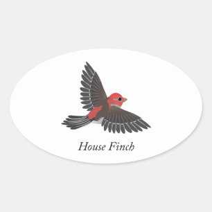 Sticker Ovale Finch Maison