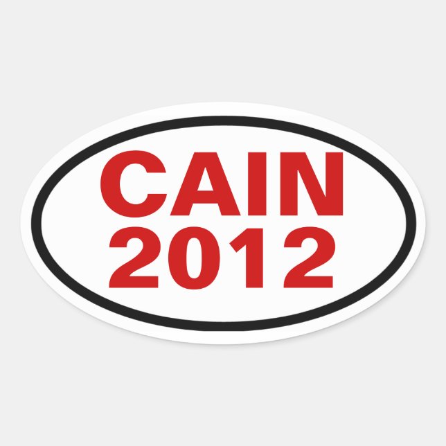 Sticker Ovale FOUR Cain 2012 (Devant)