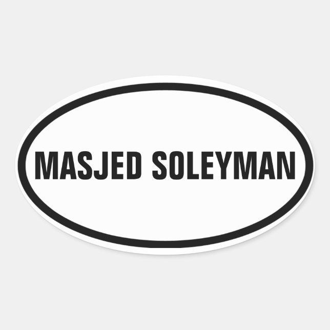 Sticker Ovale FOUR Masjed Soleyman (Devant)