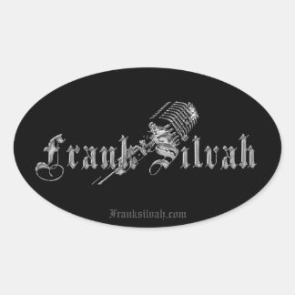 Sticker Ovale Frank Silvah Edition (autocollant)