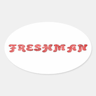 Sticker Ovale Freshman