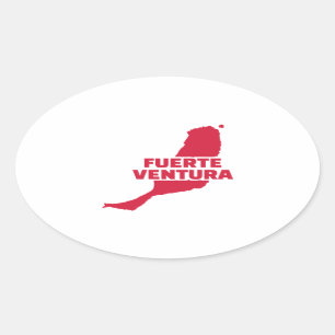 Sticker Ovale Fuerteventura