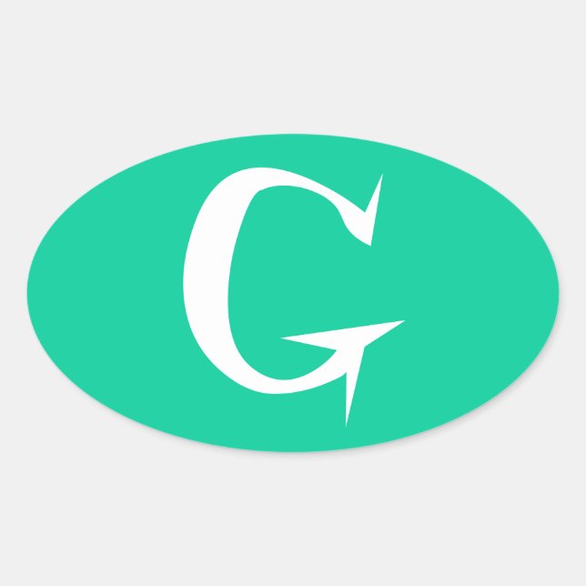 STICKER OVALE G (Devant)