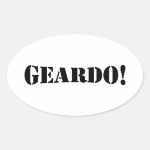 STICKER OVALE GEARDO !