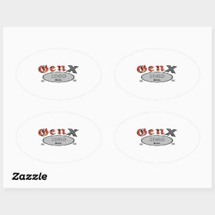 Sticker Ovale Gen X 1969