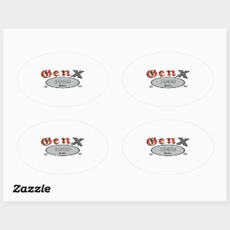 Sticker Ovale Gen X 1969