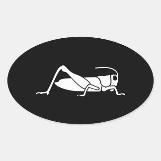 Sticker Ovale Grasshopper