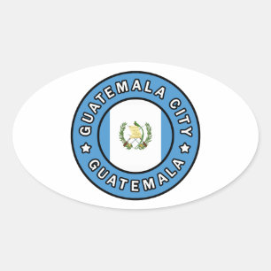 Sticker Ovale Guatemala