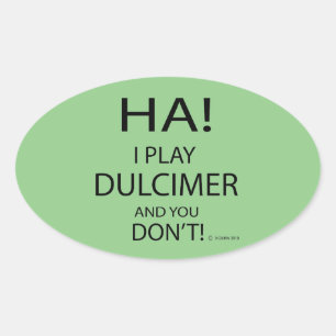 Sticker ovale Ha Dulcimer