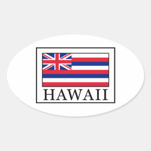 Sticker Ovale Hawaii