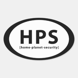 STICKER OVALE HPS
