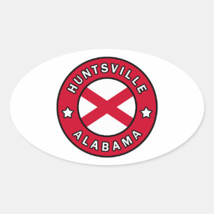 Sticker Ovale Huntsville Alabama