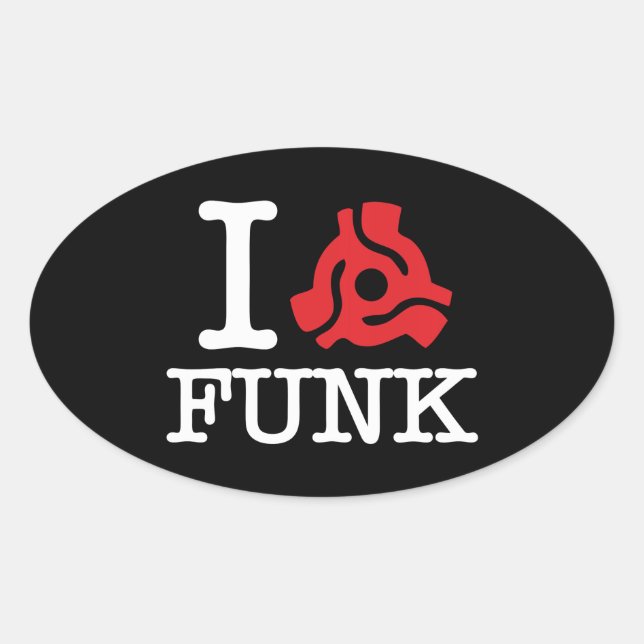 Sticker Ovale I 45 Adaptateur Funk (Devant)