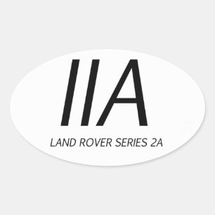 Sticker Ovale IIA Land Rover série IIA