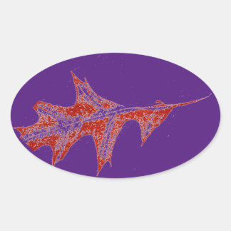 Sticker Ovale Images prises à partir de l'autocollant d'impressi