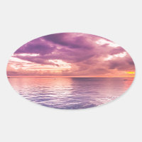 Inspiration du coucher de soleil sur l'océan