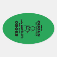Sticker ovale interdit par les boes