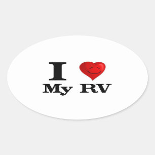 Sticker Ovale J'adore mon VR