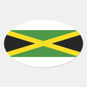 STICKER OVALE JAMAICA