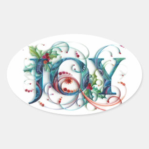 Sticker Ovale Joie