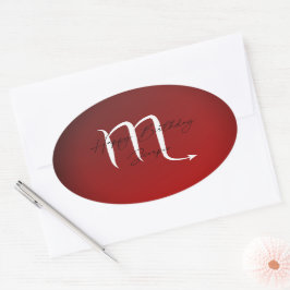 Sticker Ovale Joyeux Anniversaire Scorpio