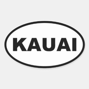 STICKER OVALE KAUAI