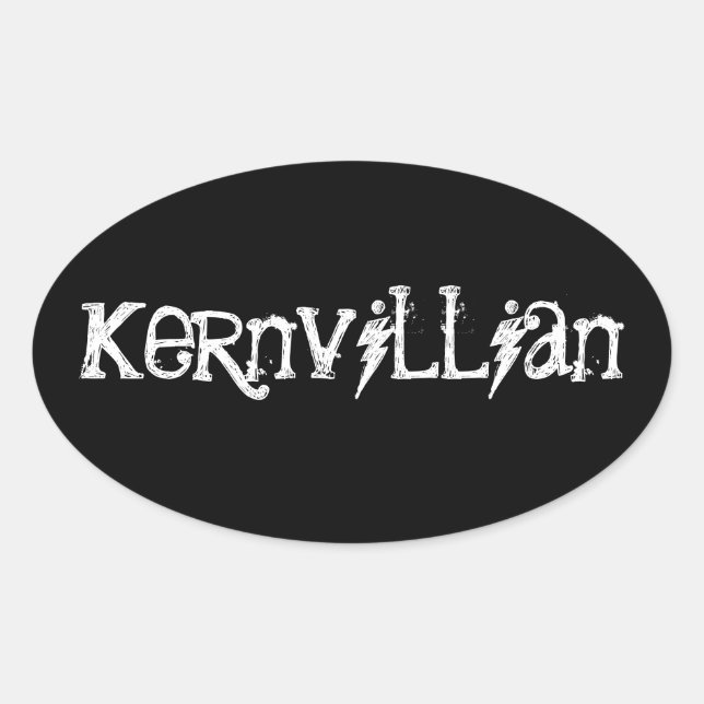 Sticker Ovale Kernvillian (Devant)