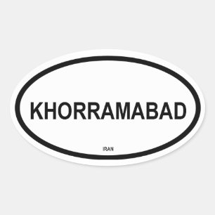 STICKER OVALE KHORRAMABAD