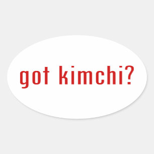 Sticker Ovale kimchi obtenu ?