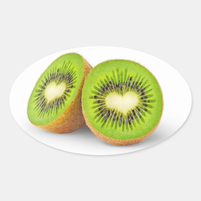 Sticker Ovale Kiwi (Devant)