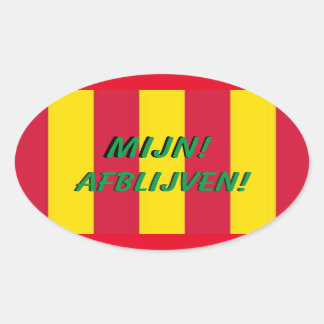 Sticker Ovale Koffer Sticker, couleur