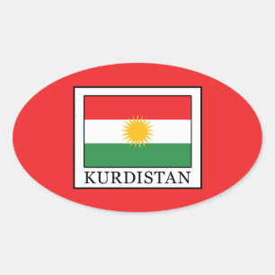 Sticker Ovale Kurdistan