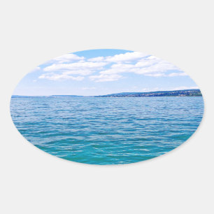 Sticker Ovale Lac Zurich