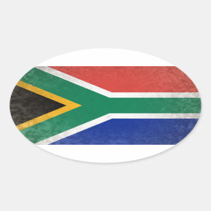 Sticker Ovale L'Afrique du Sud