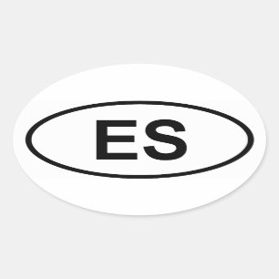 Sticker Ovale Le Salvador "es "
