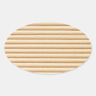 Sticker Ovale Les strippes de Wood